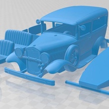Ford 1927 druckbar Wagen Spiel Slot scalextric tamiya rc miniz Hobby Mikro 3d print model - Mito3D