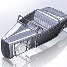 guado 32 roadster scala 1 24 corpo 3d print model - Mito3D