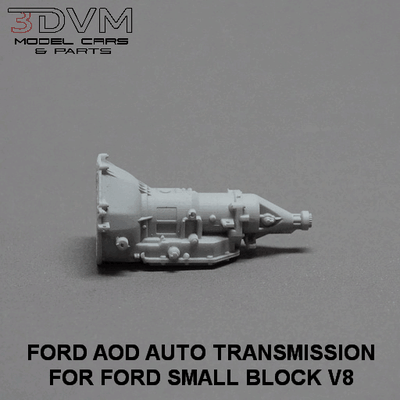 ford aod auto transmission in 1 24 scale small block v8 trans windsor cleveland c4 automatic 3d print model - Mito3D