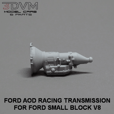 ford aod racing transmission in 1 24 scale small block v8 trans auto windsor cleveland c4 automatic competition 3d print model - Mito3D