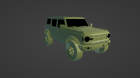 ford bronco wildtrak 2021 3d printing model car automotive design vehicle modeling digital fabrication rapid prototyping scanning motor company suv off-road 4x4 outdoor adventure engineering technology 3d print model - Mito3D