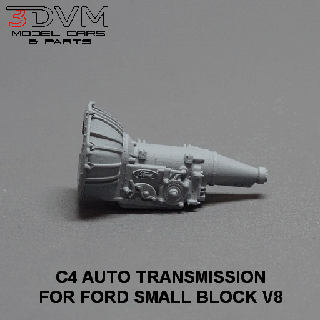 gué c4 auto transmission 1 24 échelle petit bloquer v8 trans Manuel Windsor Cleveland 3d print model - Mito3D