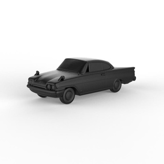 ford consul capri 1961 pre-supported diecast miniatures scalemodels collectibles 1 32 43 64 76 87 cars precision supported hobby diorama vehicles detailing collectors automobilia custom 3d print model - Mito3D