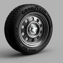 ford crown victoria police rims goodyear tires scale models usa scalemodel fordcrown fordpolice jdm wheels car diecast hotwheels america 3d print model - Mito3D