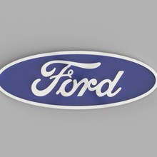 Ford dekorasyon rozet 3d print model - Mito3D
