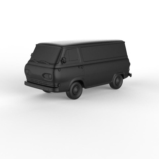 ford econoline 1961 pre-supported diecast miniatures scalemodels collectibles 1 32 43 64 76 87 cars precision supported hobby diorama vehicles detailing collectors automobilia custom 3d print model - Mito3D