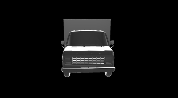 gué éconoline voitures camion voiture camions pétrolier tracteur commercial véhicule autocamion lkw 3d print model - Mito3D