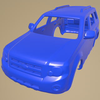 ford escape 2015 printable car body slot 1-10 separate parts scalextric tamiya rc miniz crawler kyosho axial traxxas micro 1-24 3d print model - Mito3D