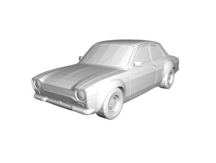 ford escort car 3d print model - Mito3D