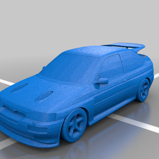 Ford begleiten rs Cosworth Spiel Fahrzeuge 3D print model - Mito3D