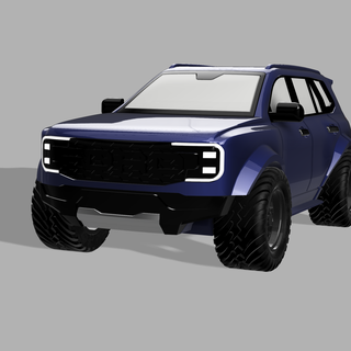 ford everest raptor custom car 3d print model - Mito3D