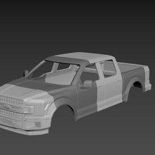 ford f-150 2020 1 10 16 scala gioco giocattolo rc auto di stampa printcar modello sport camion Il automotive americano hobby 3d print model - Mito3D