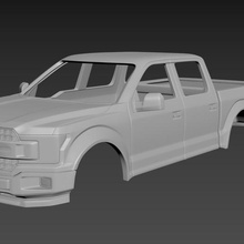 ford f-150 al 2020 il corpo di stampa gioco giocattolo rc auto printcar modello sport camion Il automotive americano hobby 3d print model - Mito3D
