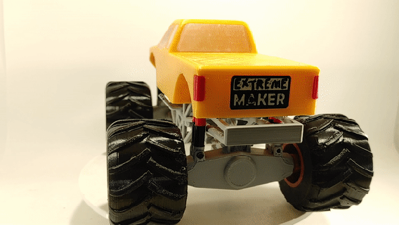 gué f150 monstre camion voiture 3d print model - Mito3D