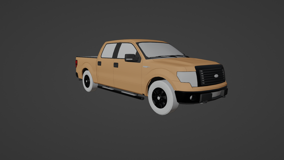 ford f150 supercrew 2010 Various 2015 crew crossover limited crewcab allterrain passenger f 150 2011 4x4 double 2012 2013 suv cab offroad car 3d print model - Mito3D