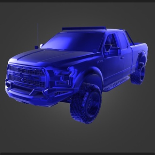 ford f150 truck raptor gta gtav needforspeed custom tuning modification gt racing car vehicle 3d print model - Mito3D