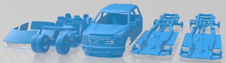 gué f550 super devoir équipage taxi 2022 imprimable voiture Jeu fente scalextric tamiya rc miniz loisir micro moulé pression 3D print model - Mito3D