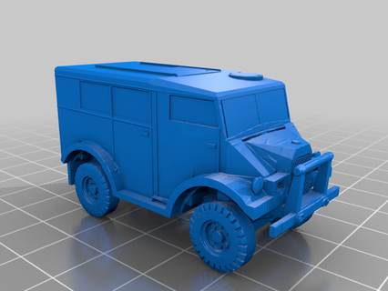vado f8 cmp 1942 pesado oficina camión Bretaña coche vehiculo 3d impresora accesorios 3d print model - Mito3D