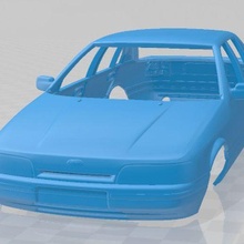 Ford şahin 1988 yazdırılabilir vücut araba oyun yuva ölçülü Tamiya rc miniz hobi mikro 3d print model - Mito3D