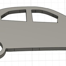 ford figo sedan - ka+ various key ring keychain car ka 3d print model - Mito3D