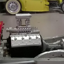 ford v8 flathead art hot rod coche motor 3d print model - Mito3D