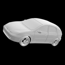 ford focus 1st gen 3d printing diecast poly car rc slot kyosho tamiya miniz 3d print model - Mito3D