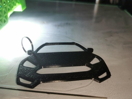 ford focus iii keychain 3d print model - Mito3D