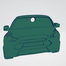 Ford odak anahtar yüzük gadget Oto araba kapak örtmek kılıf sivri uç aksesuar 3d print model - Mito3D