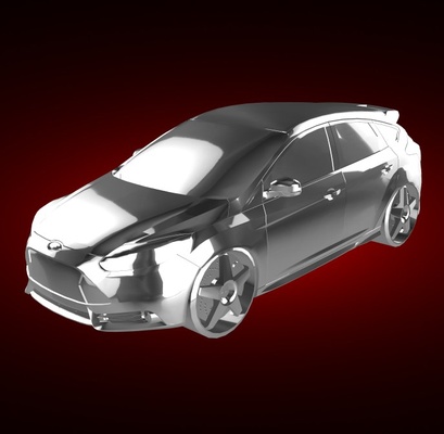 ford odak st otomobil araba araç ralli yarış spor dalları derbi süper gt 3d print model - Mito3D