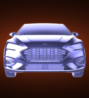 ford focus st line automobile car vehicle rally race sports derby 3d print model - Mito3D