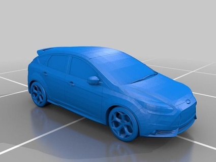 ford focus st cars ford focus st focus st tunning detail cars  3d print model - Mito3D