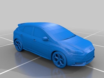 ford focus st cars tunning detail 3d print model - Mito3D