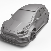 Ford Fokus tcr druckbar Spiel gedruckt Spielzeug 3d Rahmen rc Drift Sport Rennen Fahrzeug Hobby Rallye DIY 3d print model - Mito3D