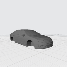 ford fusion car poly scale 3d print model - Mito3D