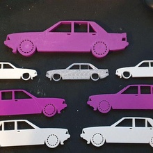 gué Grenade injection mk2 silhouette ghia voiture 3d print model - Mito3D