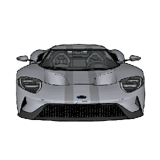 ford gt ford gt supercar auto cars car motorsport suvs traffic police traffic police crossovers rally sedans tuning derby races prototype  3d print model - Mito3D