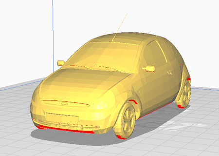 ford ka Game cars use 2023 3d print model - Mito3D