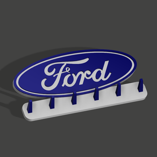Ford anahtar Kulp destek anahtarlık anahtarlar Oto 3d print model - Mito3D