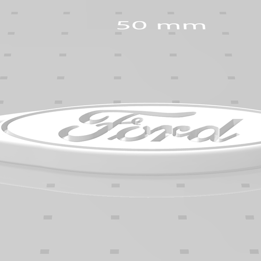ford key ring jewelry car lock 3D print model - Mito3D