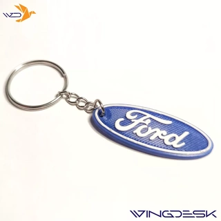 ford keychain cars mustang fordmotors fordrs euacars tuning 3d print model - Mito3D
