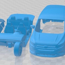 Ford kuga 2018 druckbar Wagen Slot scalextric tamiya rc miniz Hobby Mikro 3d print model - Mito3D