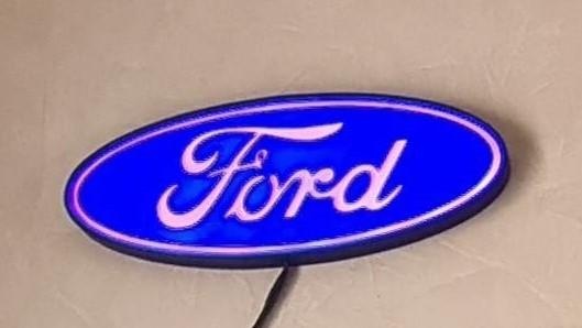 ford logo lamp easy first led stl cheap barjoeprint 3d print model - Mito3D