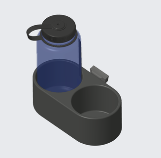 ford maverick cup holder Various bottle nalgene hydroflask cupholder 3d print model - Mito3D