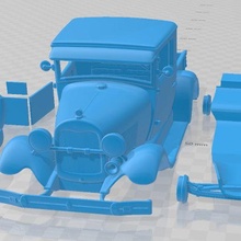 vado modelo recoger 1928 imprimible coche vehiculo 3d print model - Mito3D