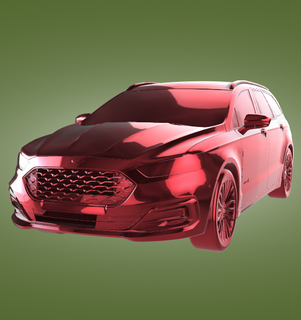 vau Mondeo 2021 híbrido automóvel carro veículo comício raça Esportes derby turbo topo Rapidez 3d print model - Mito3D