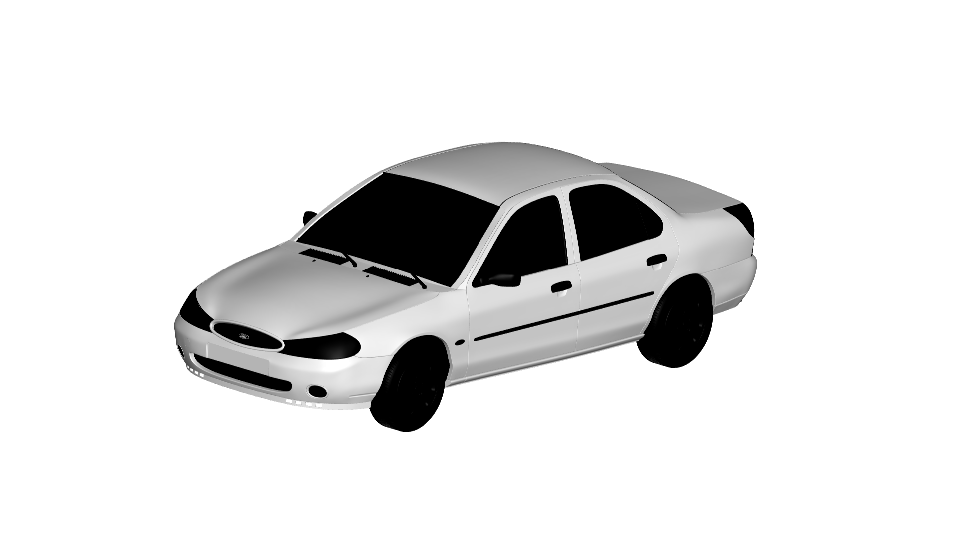 ford mondeo 1994 Game 3D print model - Mito3D
