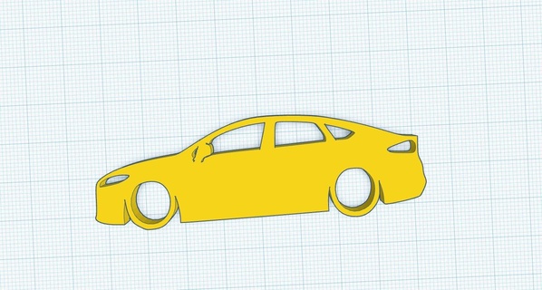 guado mondeo mk5 schiudere st linea portachiavi guado mondeo mk5 schiudere st linea portachiavi macchina 3d print model - Mito3D