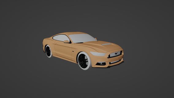 ford mustang 2016 Various gt 2012 2013 2014 2015 sport fast coupe usa muscle fbx car 3d print model - Mito3D