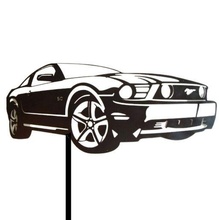 ford mustang cake topper art 3d print model - Mito3D