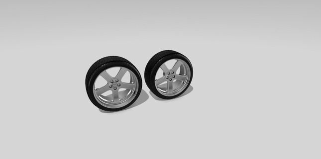 ford mustang cobra terminator wheels Various foxbody sn95 revell amt gt350 gt500 3d print model - Mito3D